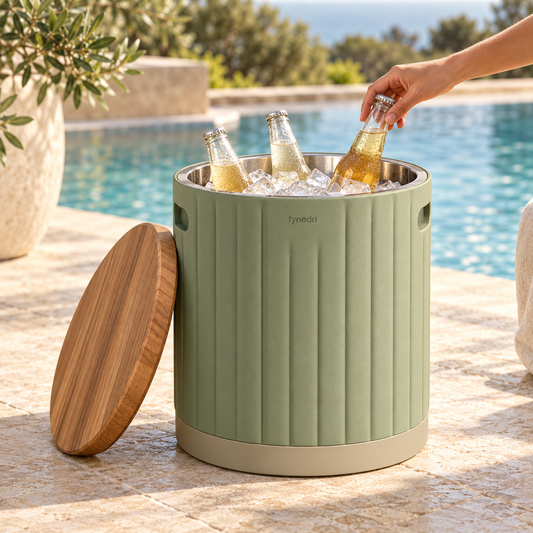 Fynedri Chill Table Outdoor Cooler Side Table