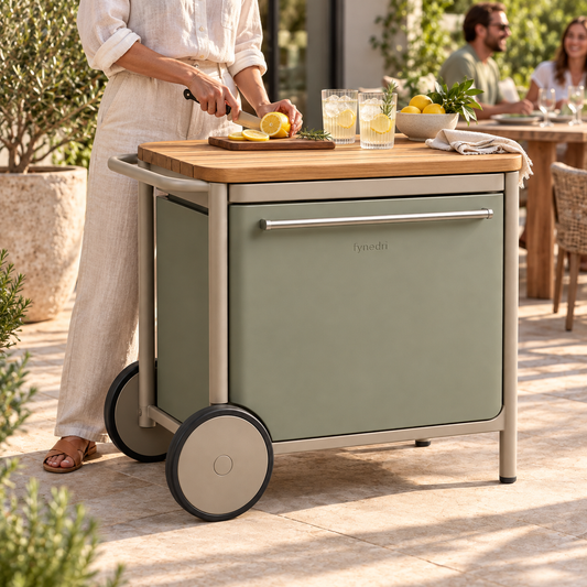 Fynedri Gather Cart Outdoor Serving Station